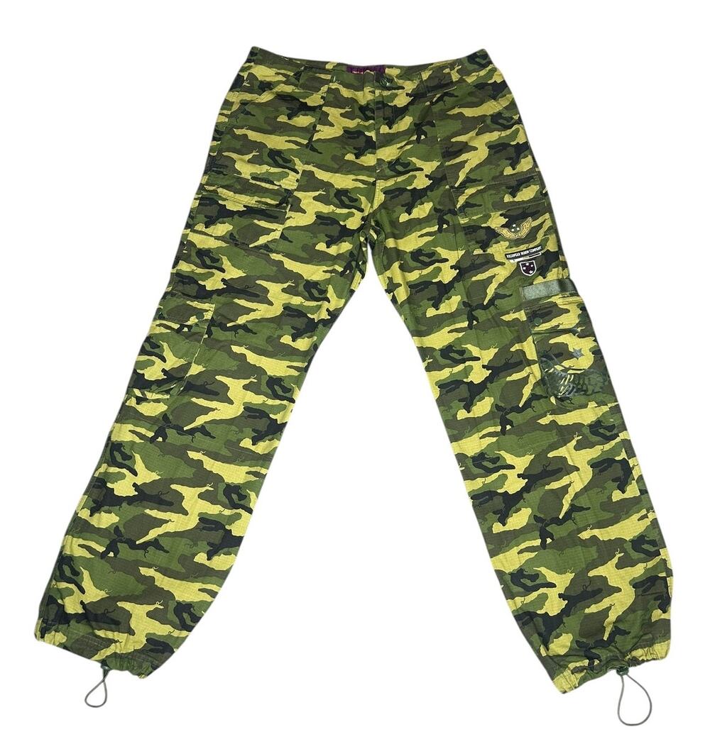 Vintage Y2k Rocawear State Property Camo Cargo Pants 38x34